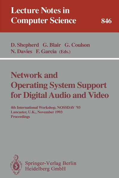 Network and Operating System Support for Digital Audio and Video - Doug Shephard/ Gordon Blair/ Geoff Coulson