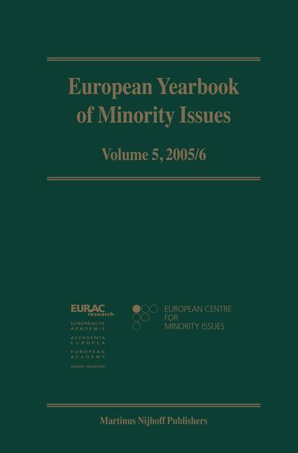 European Yearbook of Minority Issues Volume 5 (2005/2006)