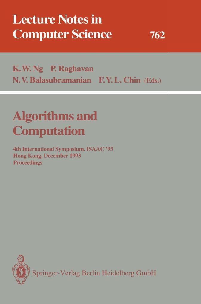 Algorithms and Computation