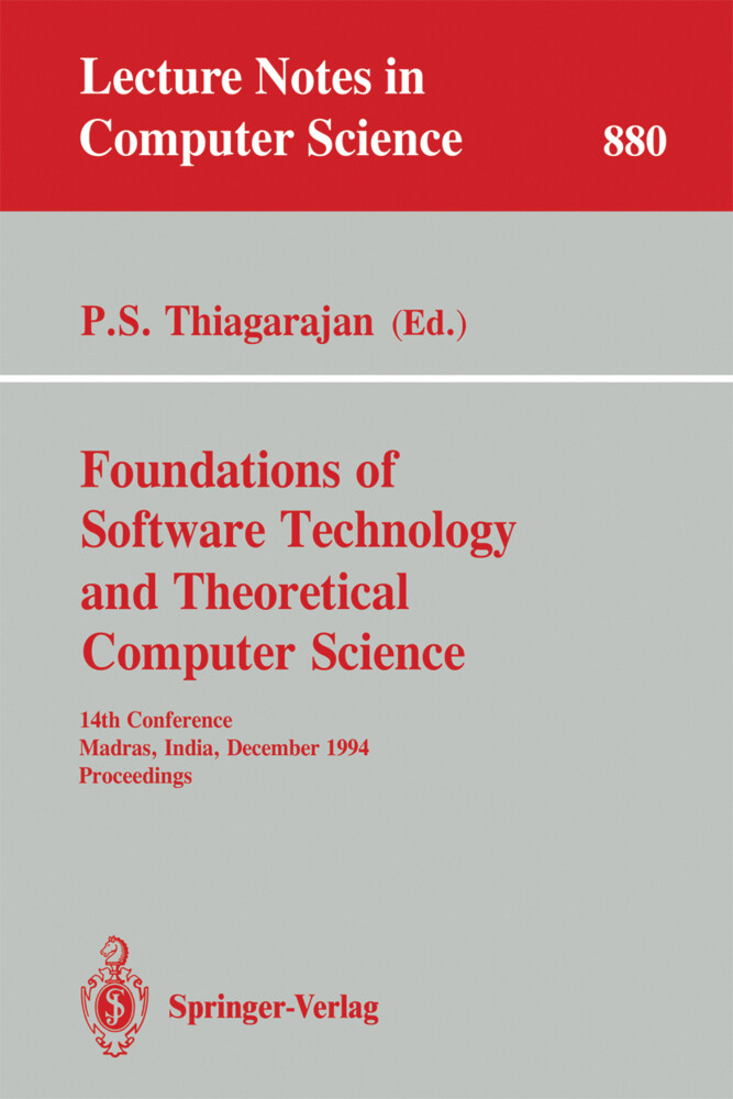 Foundations of Software Technology and Theoretical Computer Science - P. S. Thiagarajan