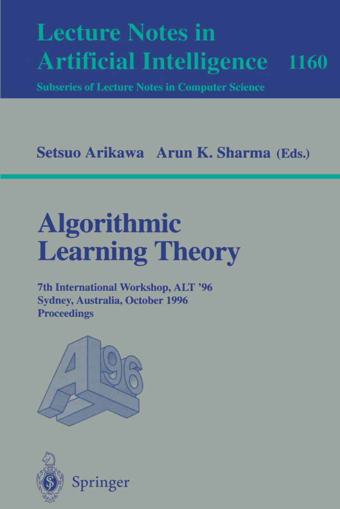 Algorithmic Learning Theory - Setsuo Arikawa/ Arun K. Sharma