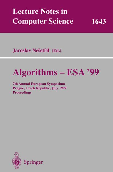 Algorithms - ESA'99
