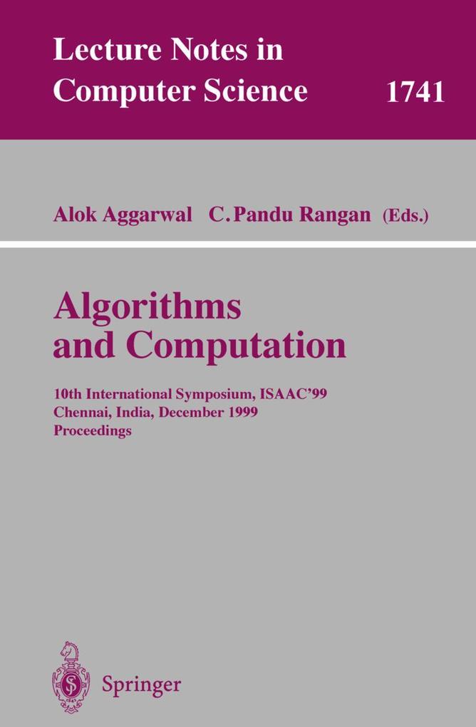 Algorithms and Computations