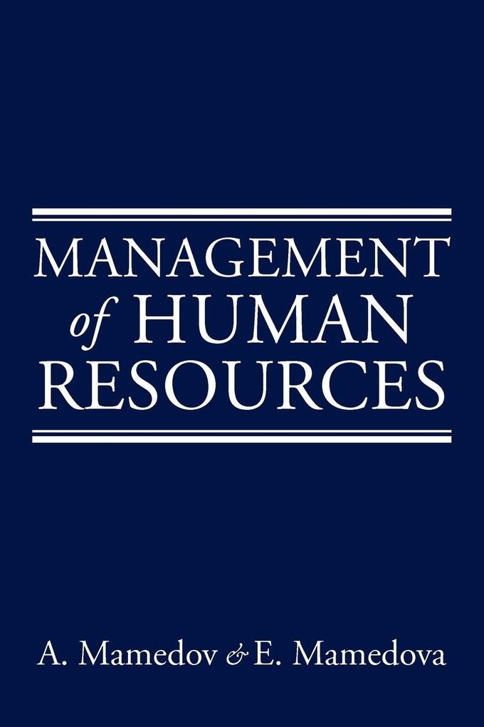 Management of Human Resources