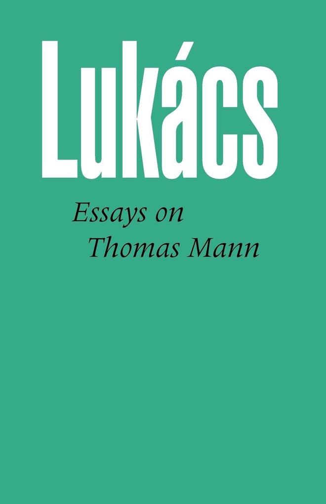 Essays on Thomas Mann