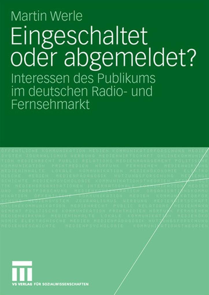 Eingeschaltet oder abgemeldet?