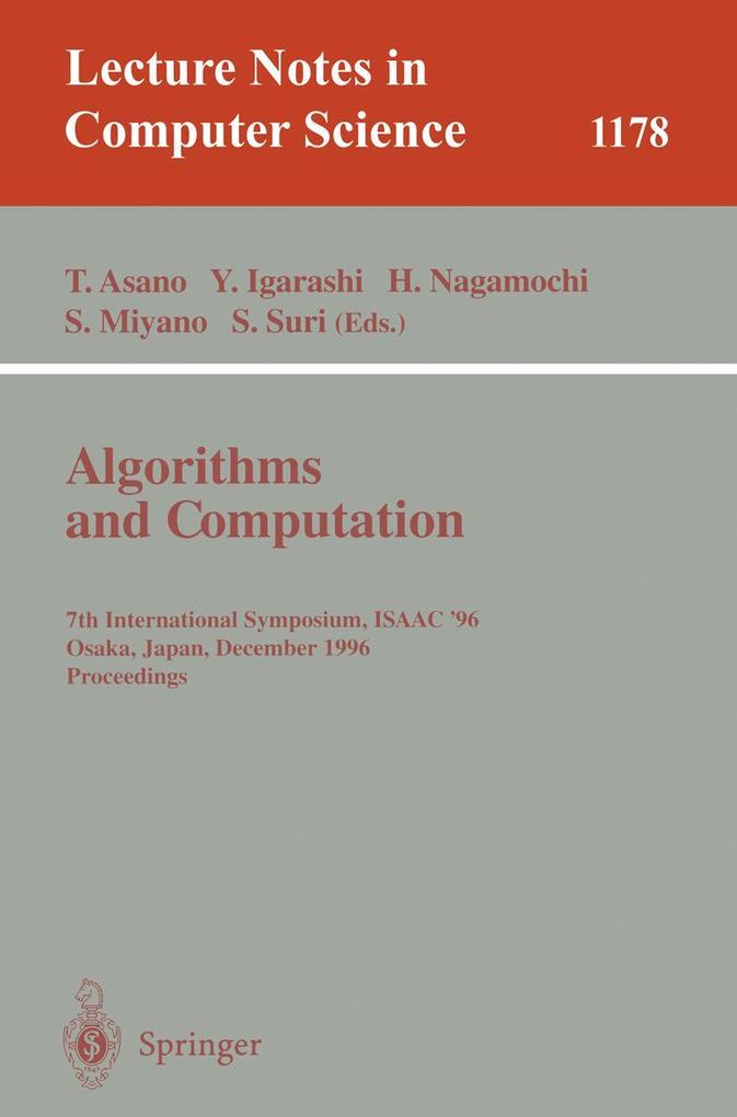 Algorithms and Computation