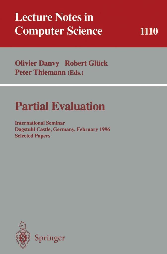 Partial Evaluation
