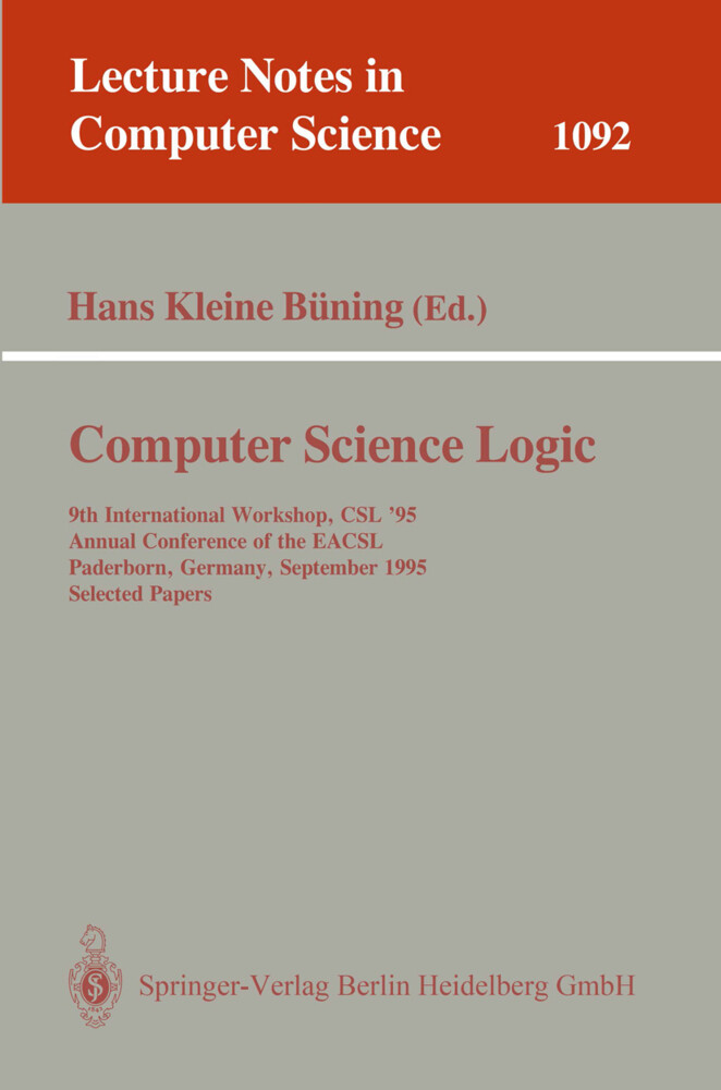 Computer Science Logic - Hans Kleine-Büning
