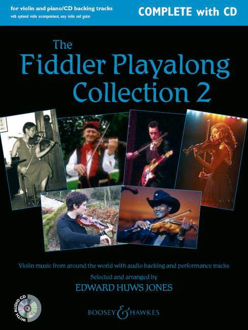 The Fiddler Playalong Collection Volume 2: Violin Music from Around the World Violin and Piano [With CD] - Edward Huws Jones
