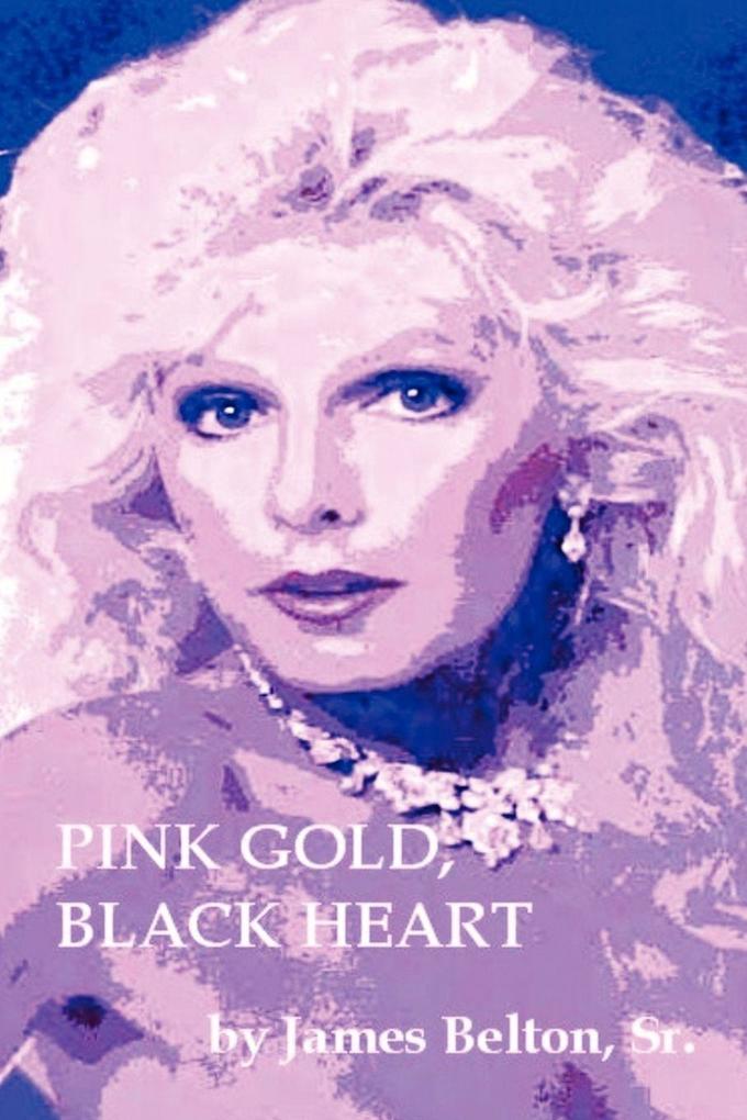 Pink Gold Black Heart