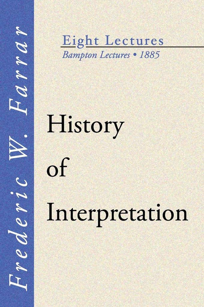 History of Interpretation