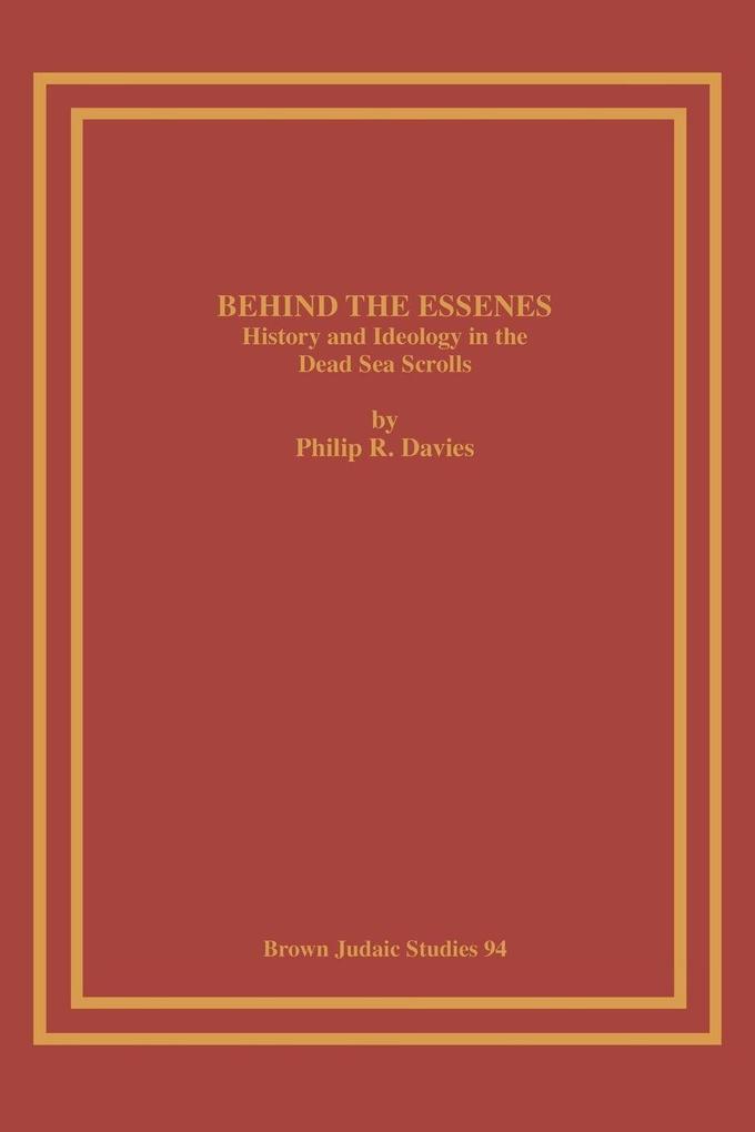 Behind the Essenes