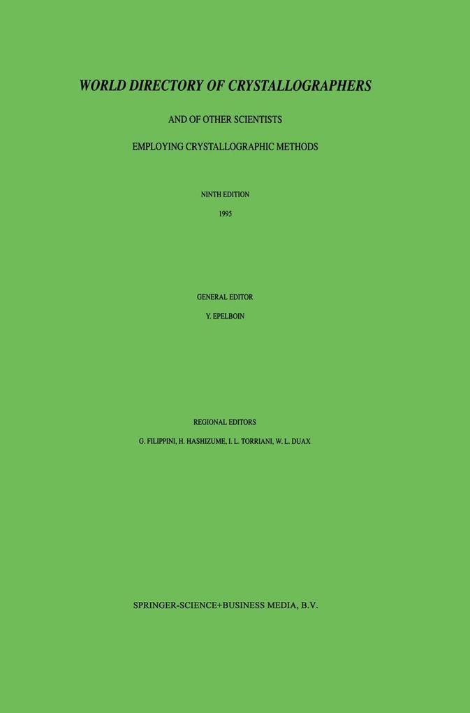 World Directory of Crystallographers