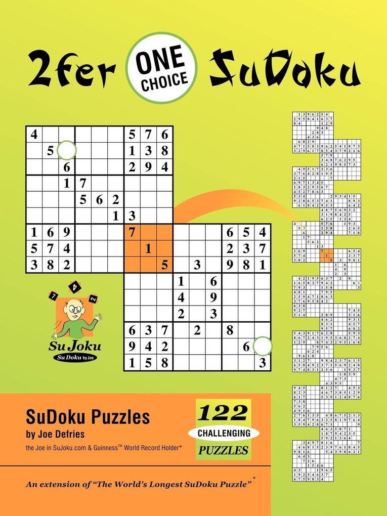 2fer 'One Choice' Sudoku
