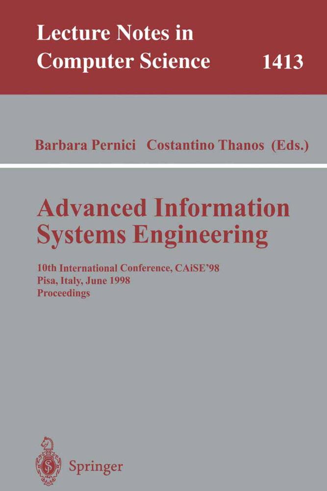 Advanced Information Systems Engineering - Barbara Pernici/ Constantino Thanos