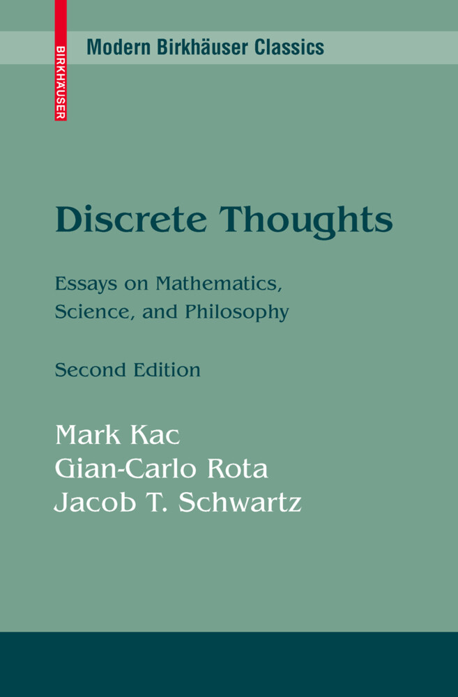 Discrete Thoughts - Mark Kac/ Gian-Carlo Rota/ Jacob T. Schwartz