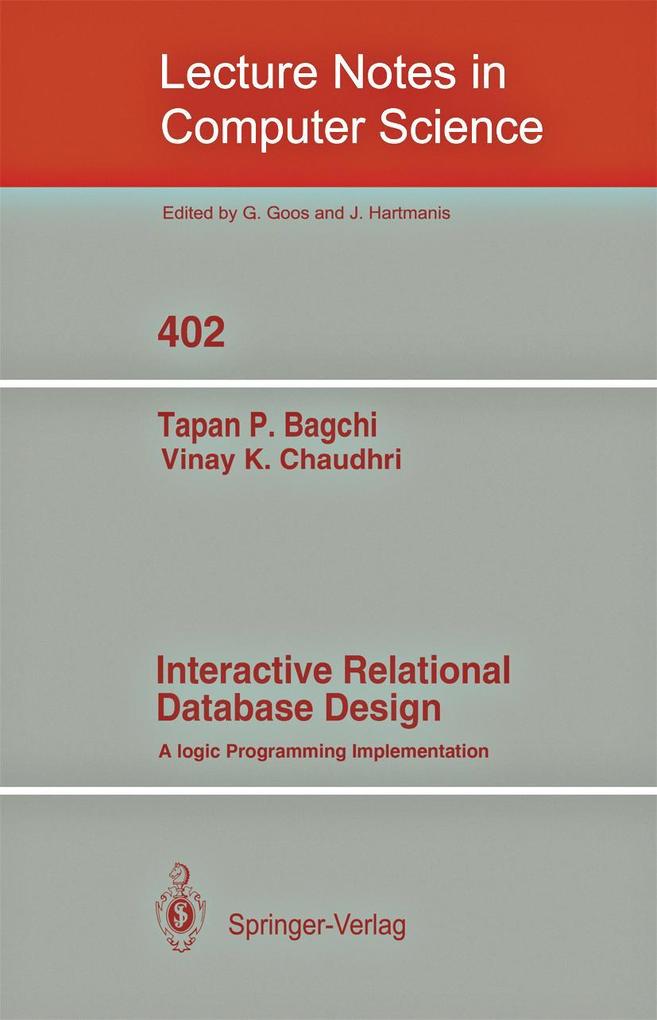 Interactive Relational Database Design