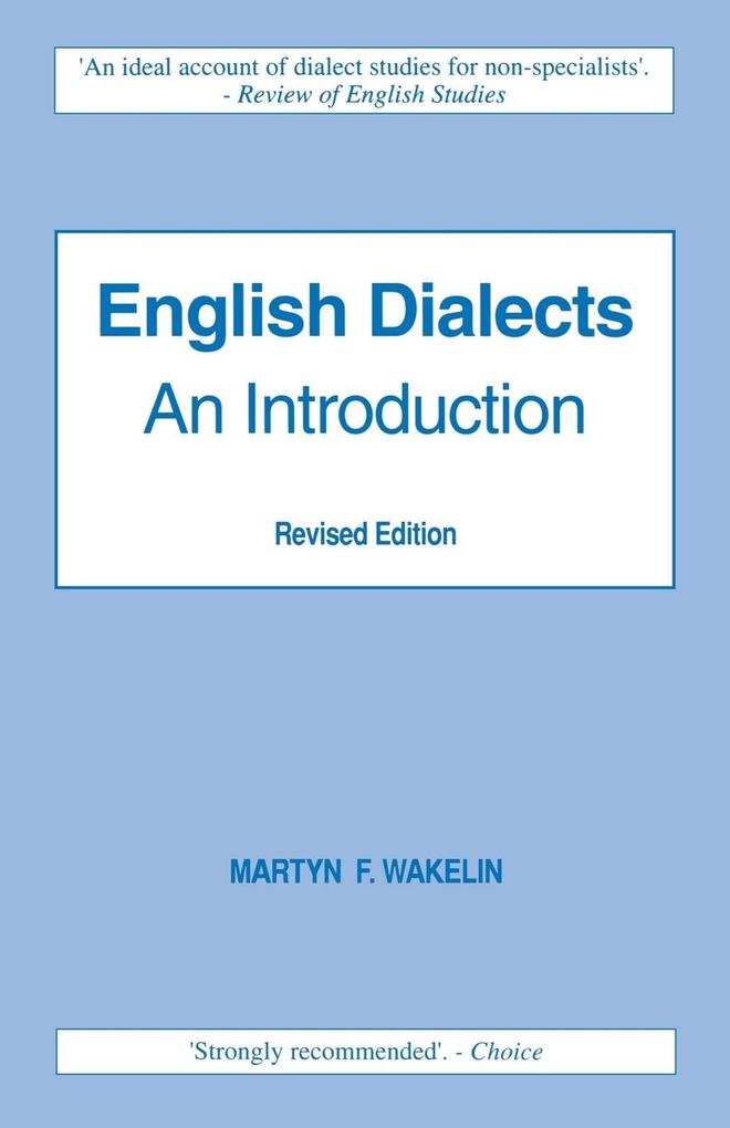 English Dialects an Introduction