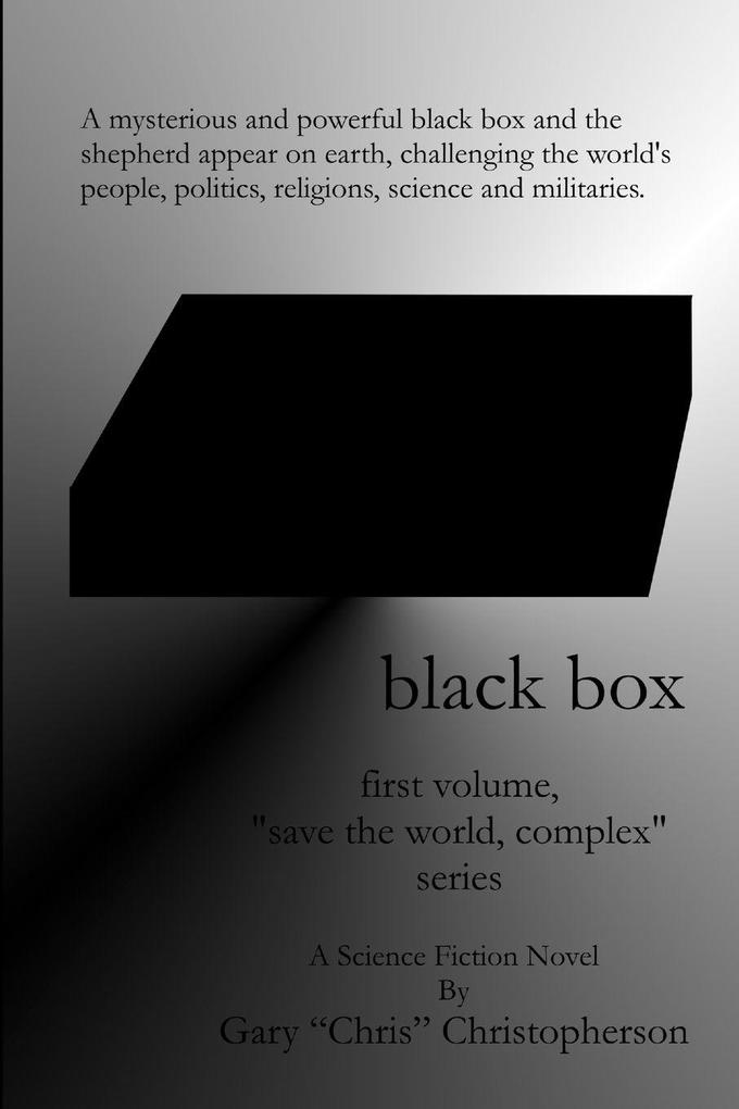 black box first volume of the 'save the world complex' series