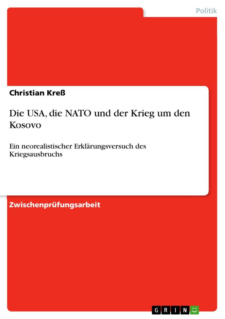 Die USA die NATO und der Krieg um den Kosovo - Christian Kreß