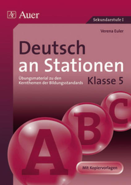 Deutsch an Stationen Klasse 5 - Verena Euler