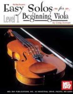 Easy Solos for Beginning Viola Level 1 - Craig Duncan
