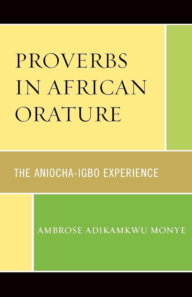 Proverbs in African Orature