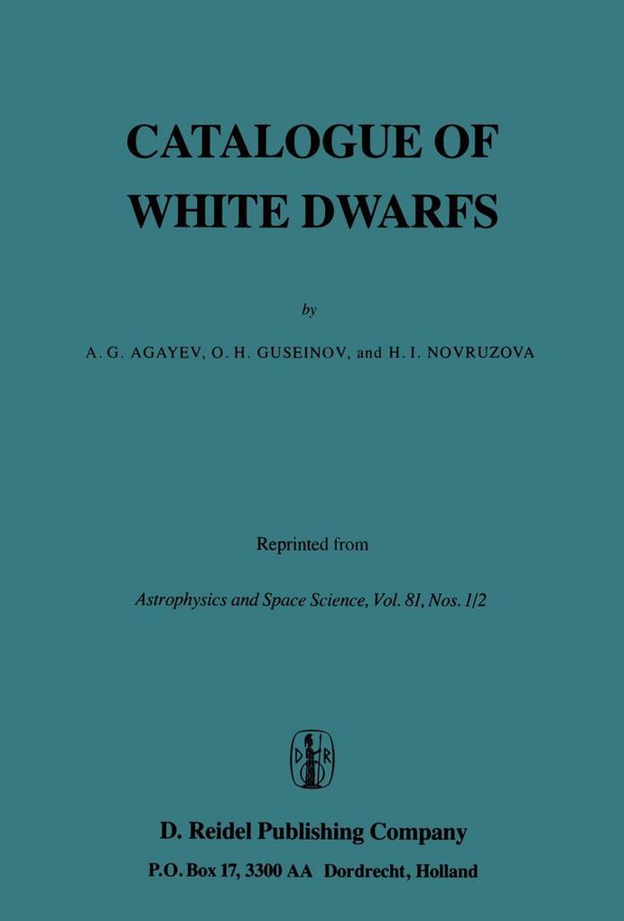 Catalogue of White Dwarfs