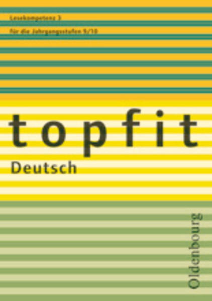 Topfit Deutsch - 9./10. Jahrgangsstufe. H.3
