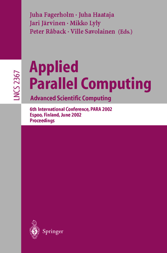 Applied Parallel Computing: Advanced Scientific Computing