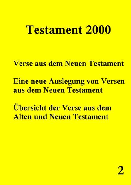 Testament 2000 Band 2 - Peter Norman