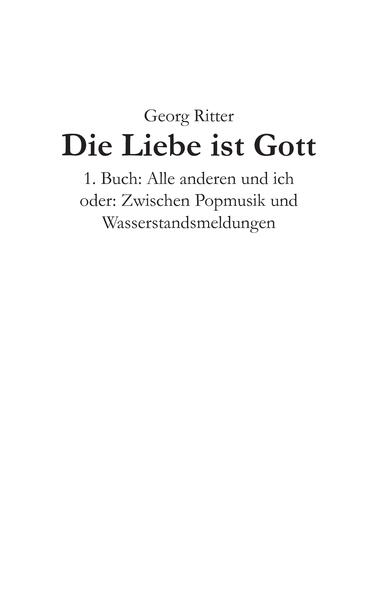 Die Liebe ist Gott