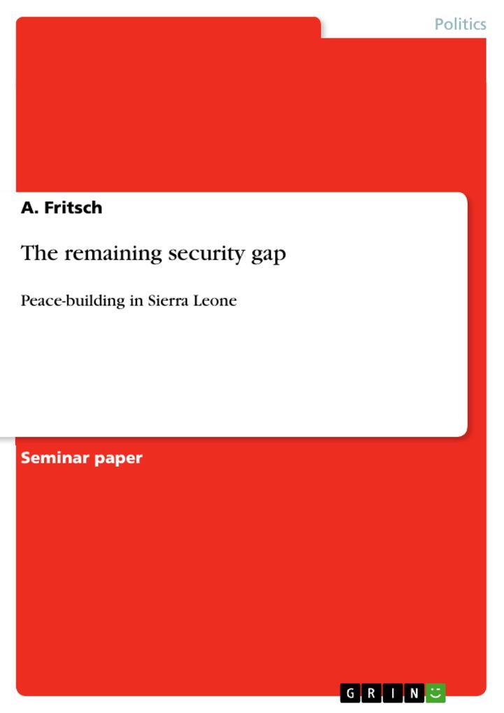 The remaining security gap - A. Fritsch