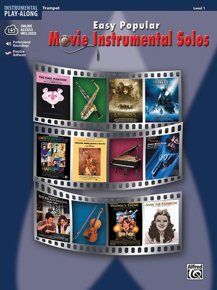 Easy Popular Movie Instrumental Solos w. Audio-CD for Trumpet
