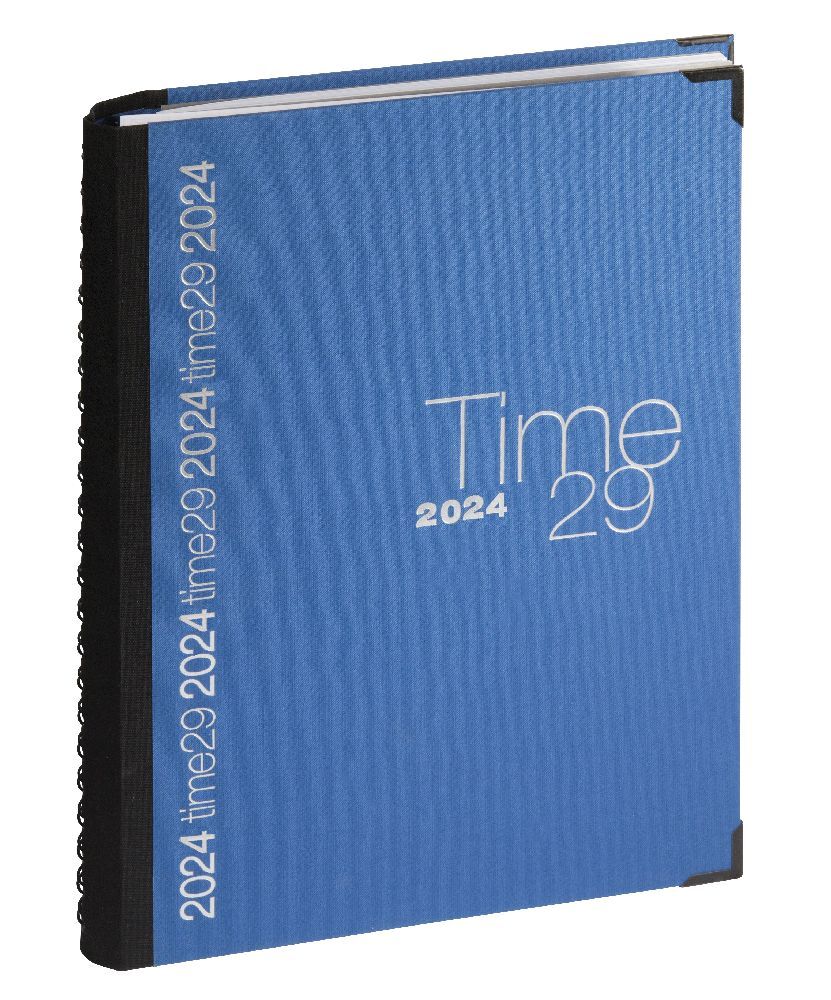 Time 29 mit Spirale 2 Farben farblich sortiert 2024