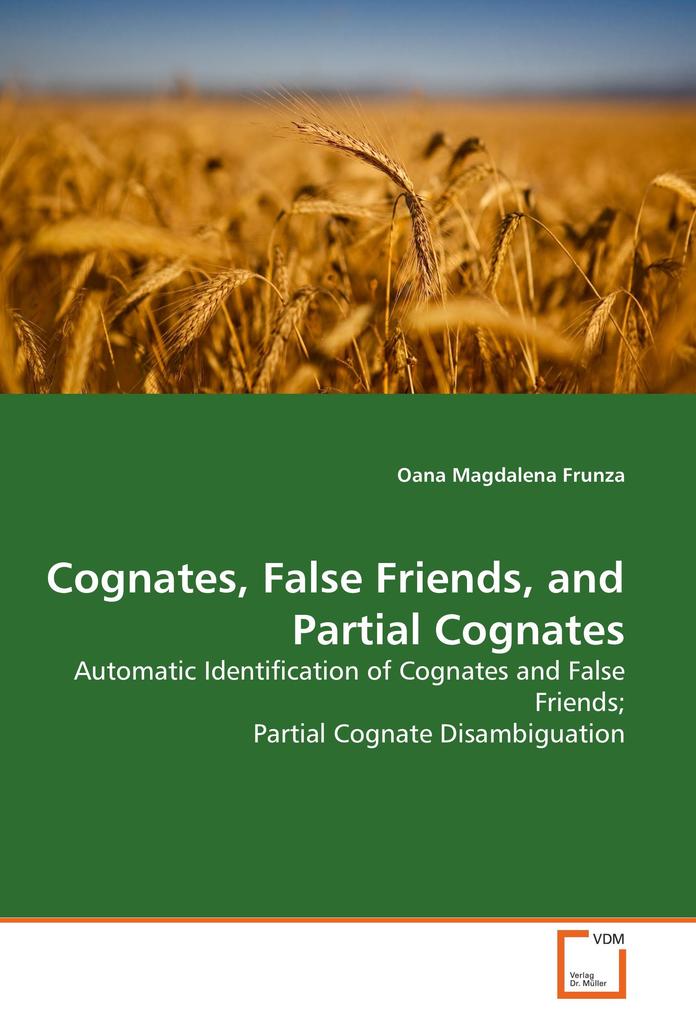Cognates False Friends and Partial Cognates