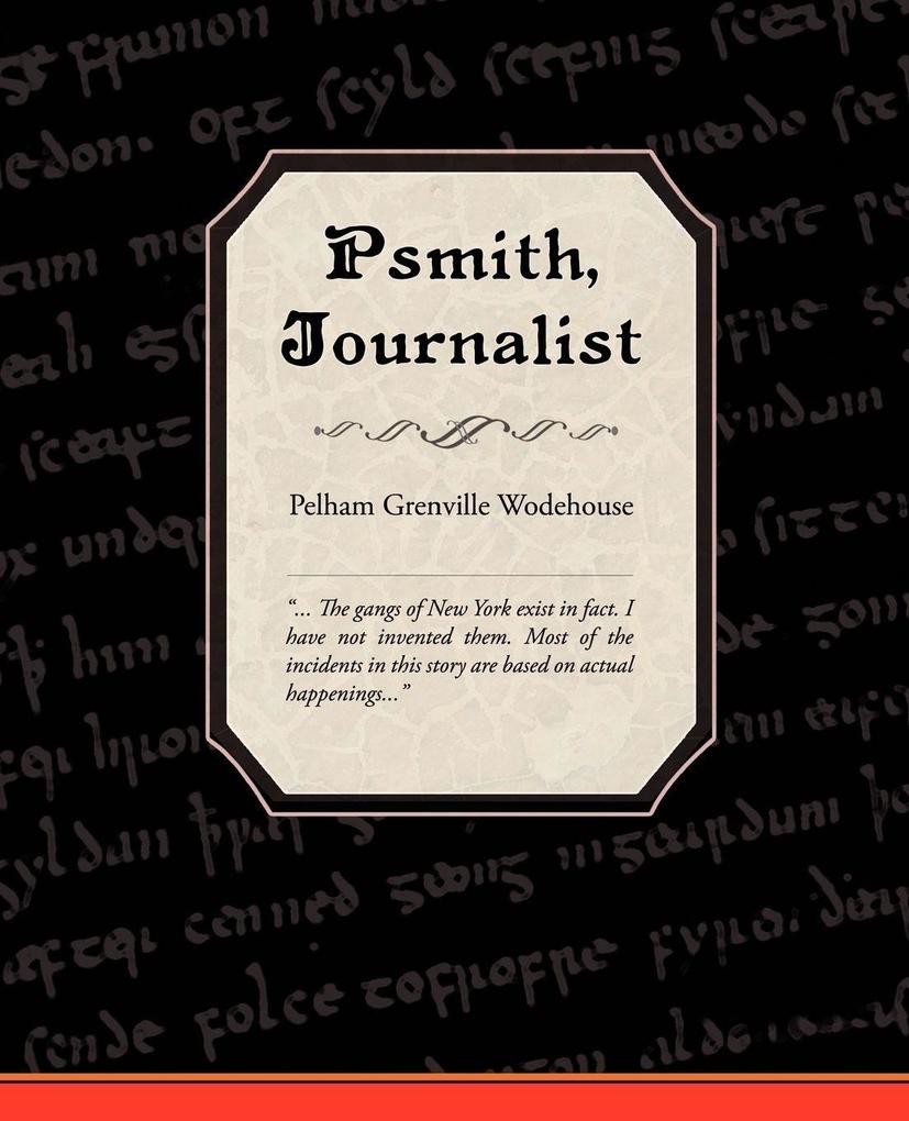 Psmith Journalist