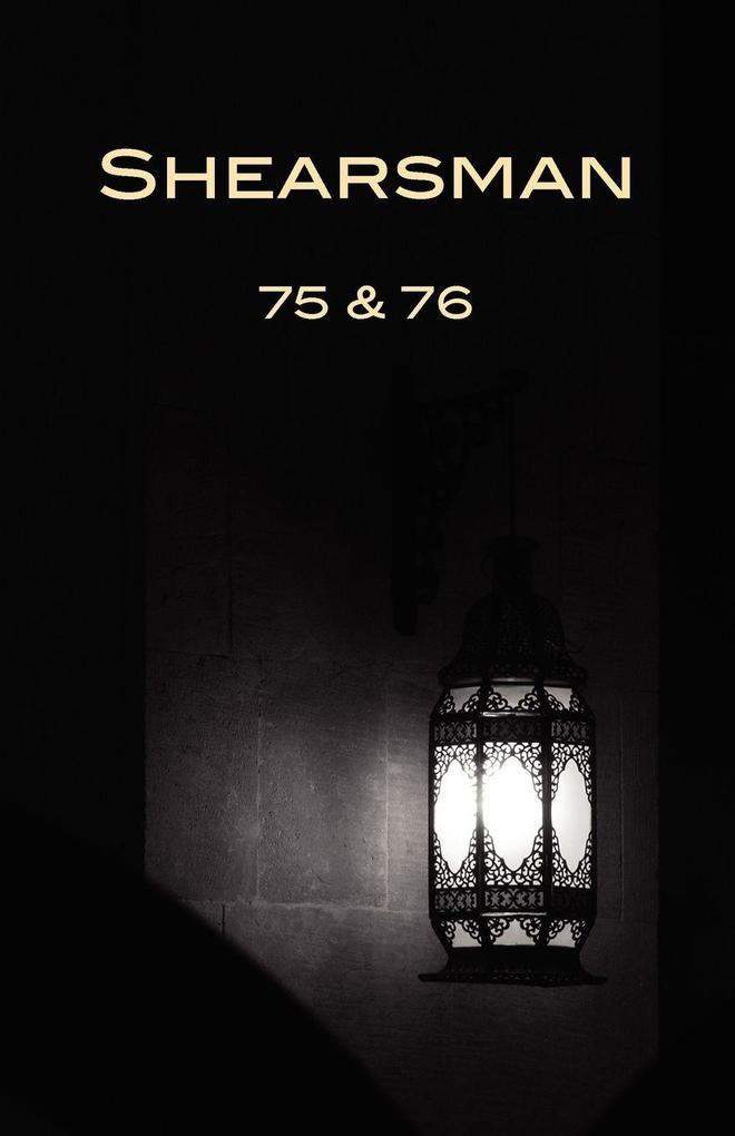 Shearsman 75 & 76