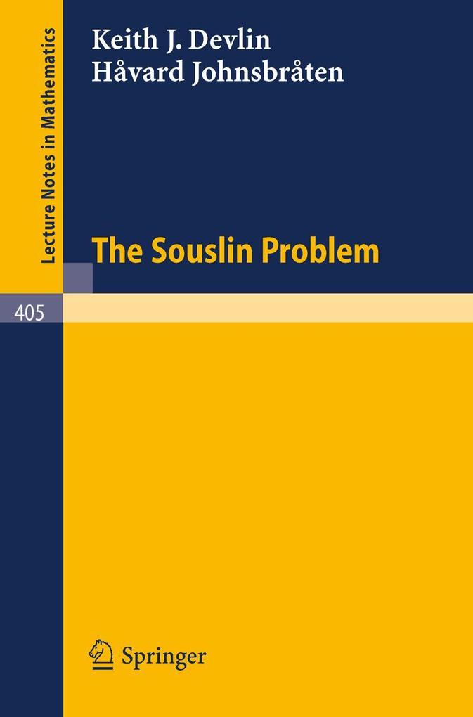 The Souslin Problem
