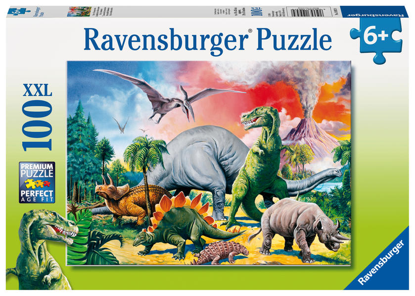 Unter Dinosauriern. Puzzle 100 Teile XXL