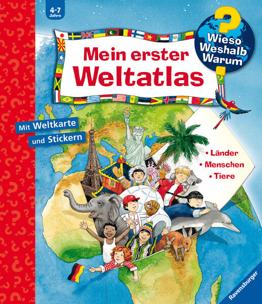 Image of Mein Erster Weltatlas - Länder, Menschen, Tiere - Andrea Erne, Pappband