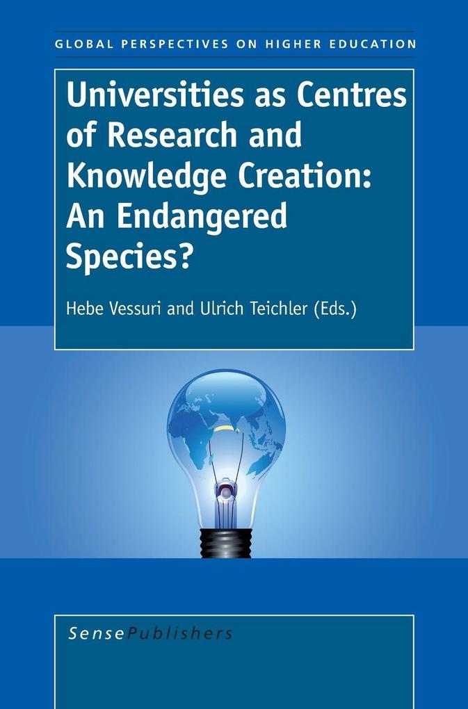 Universities as Centres of Research and Knowledge Creation