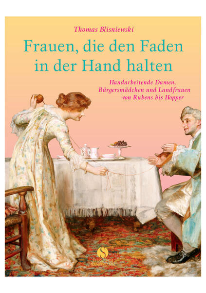Frauen die den Faden in der Hand halten