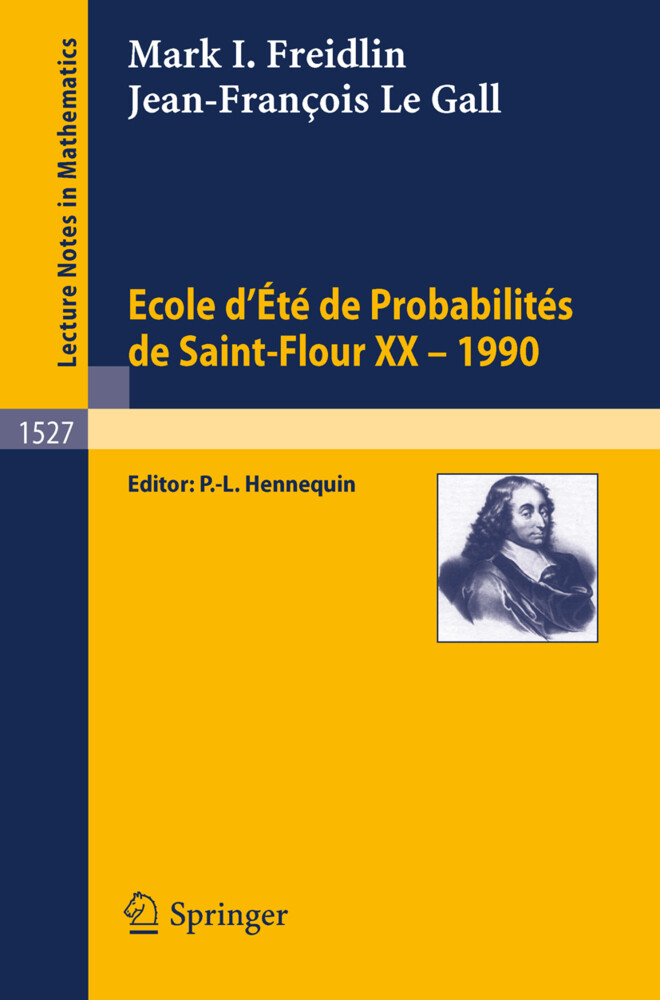 Ecole d'Ete de Probabilites de Saint-Flour XX - 1990 - Mark I. Freidlin/ Jean-Francois Le Gall