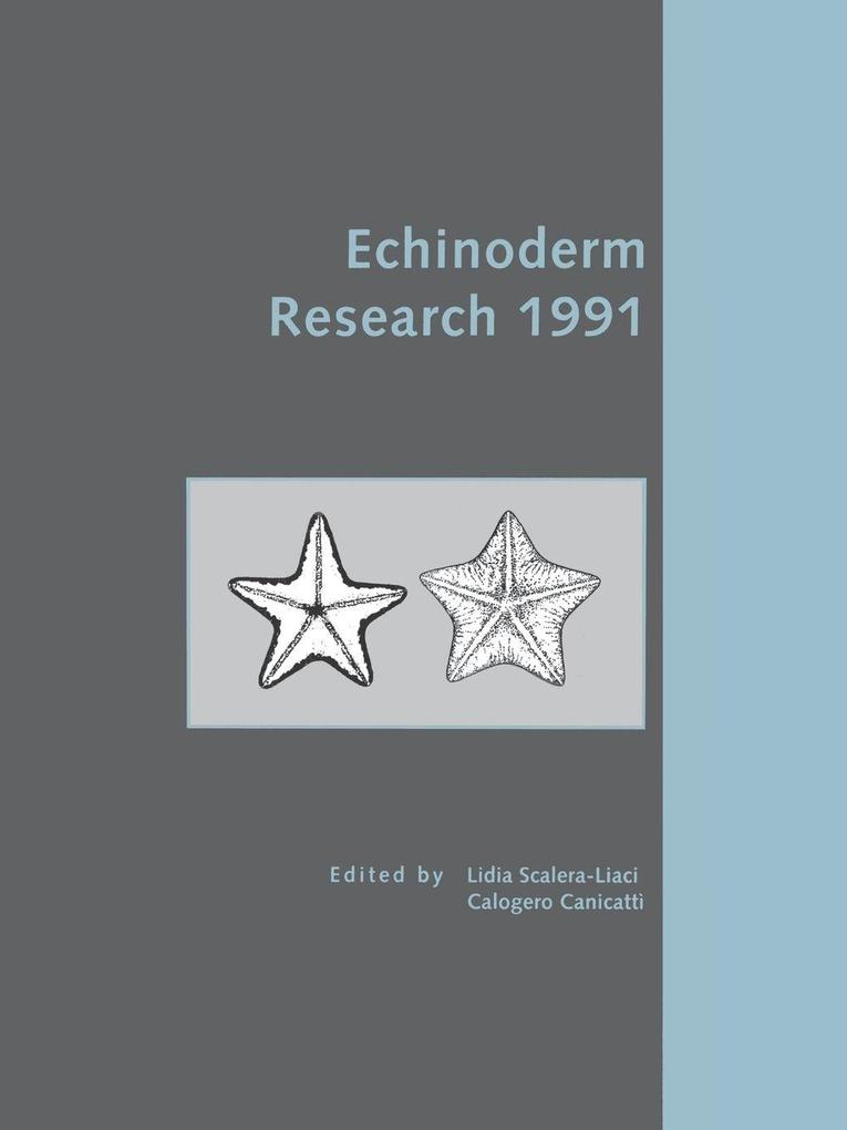 Echinoderm Research 1991
