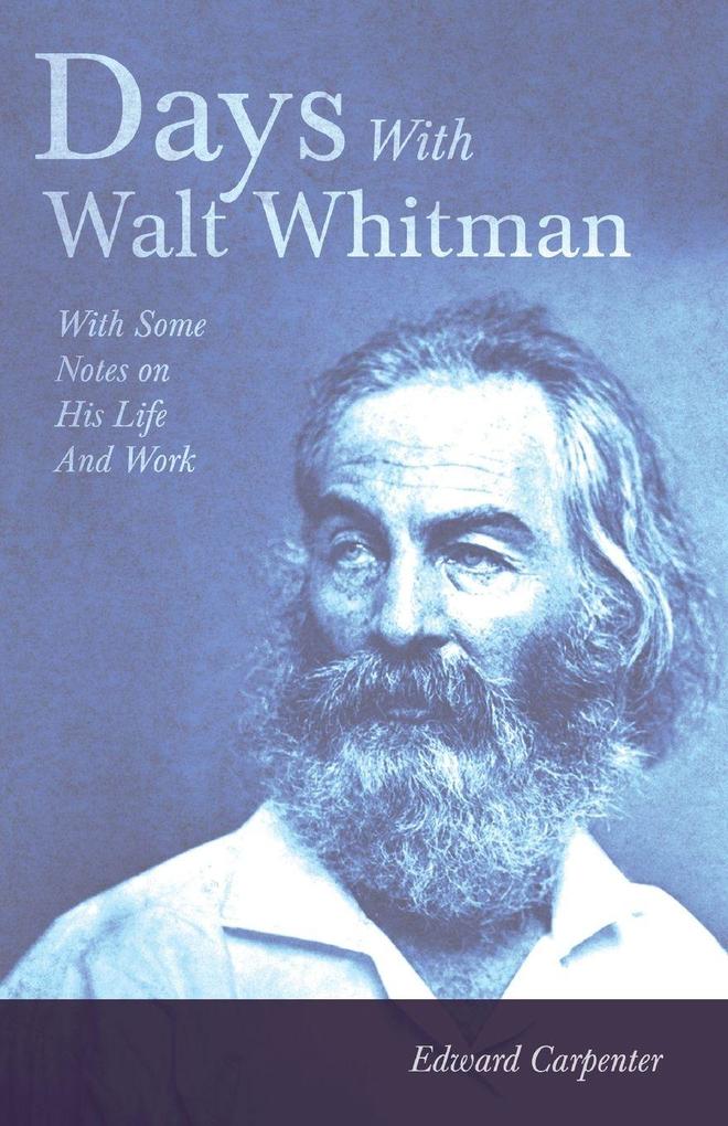 Days With Walt Whitman