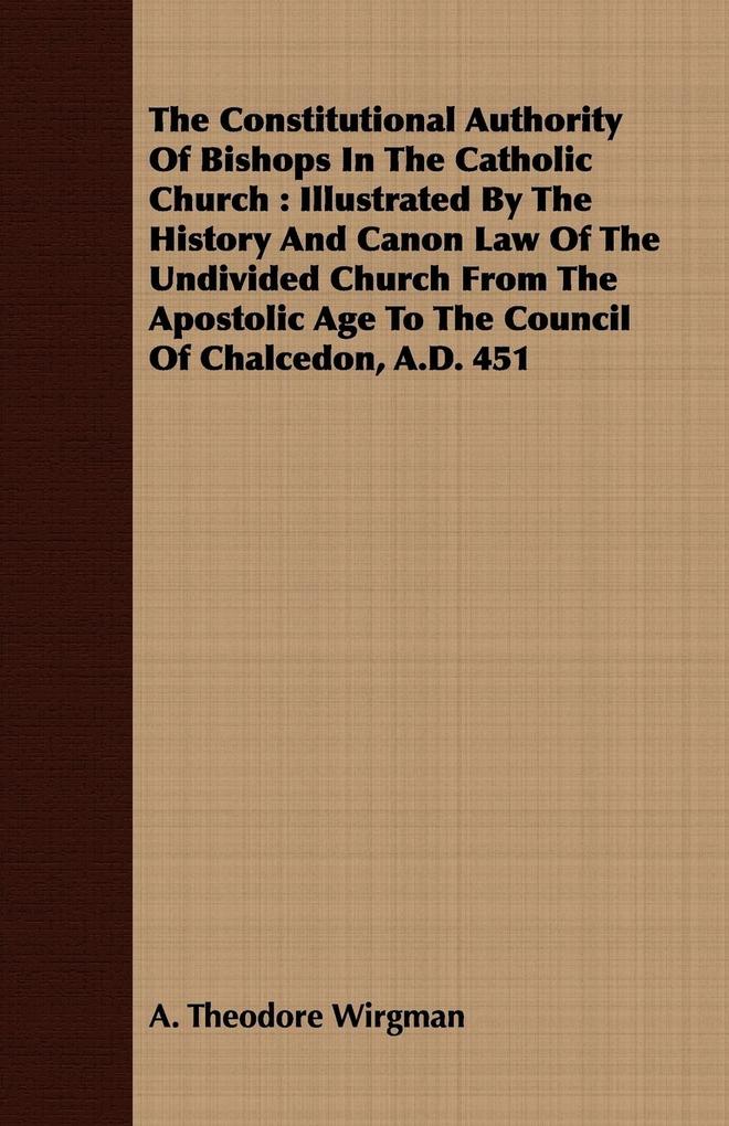 The Constitutional Authority Of Bishops In The Catholic Church