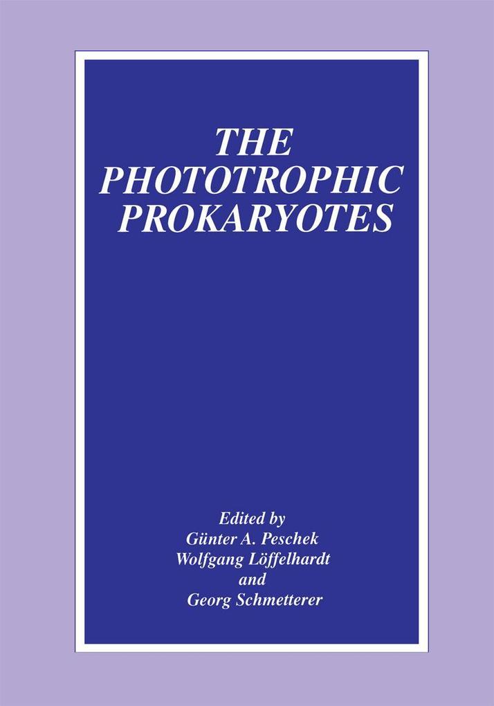 The Phototrophic Prokaryotes