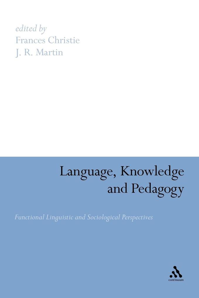 Language Knowledge and Pedagogy